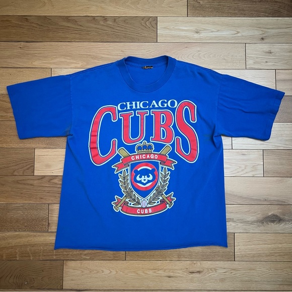 Vintage Other - Chicago Cubs Vintage Single Stitch Blue T-Shirt Size Medium